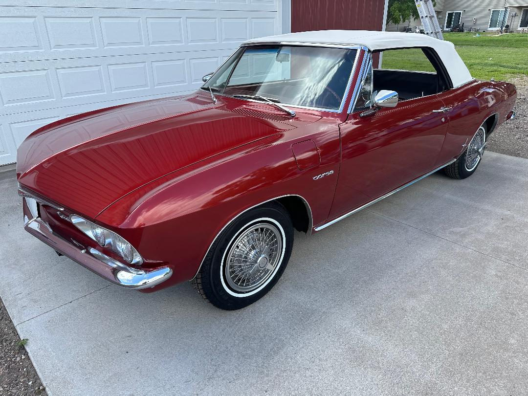 66 Corvair Corsa 140hp Convertible - Stk# 2595 - Shade's Classic