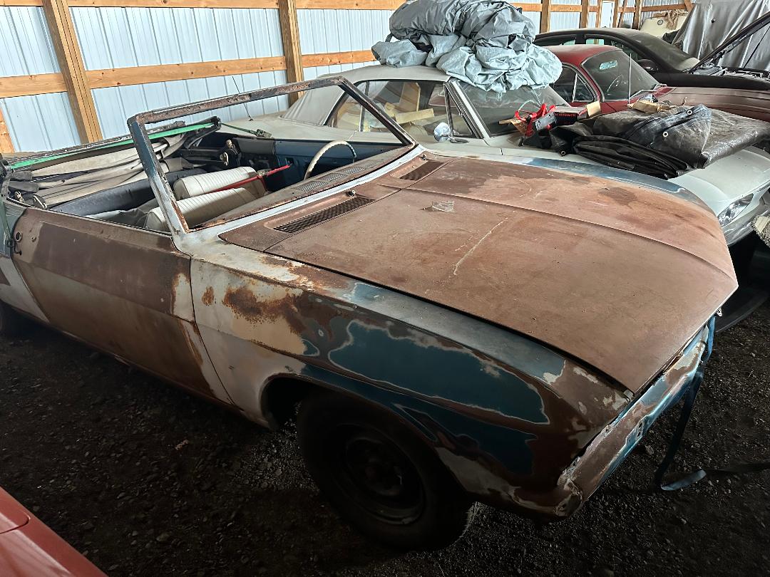 65 Corvair Corsa 180hp/Turbo Convertible - Stk# 2581 - Shade's